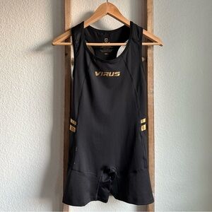 VIRUS Elevate V3 Black & Gold Women’s Weightlifting Singlet Sz: S